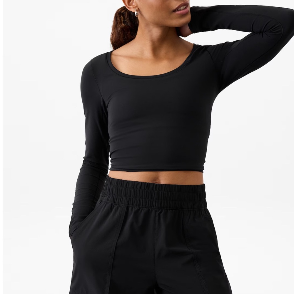 (Sold) Athleta Black High Waisted 5” Shorts